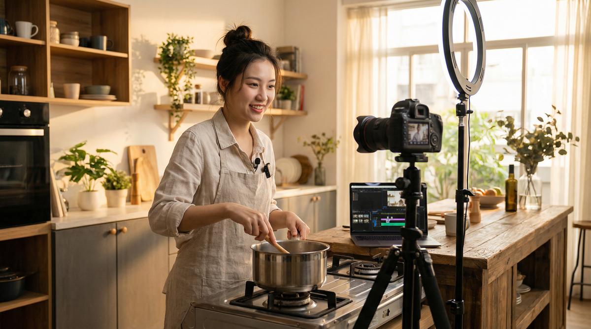 茄子视频视频-美食VLOG视频